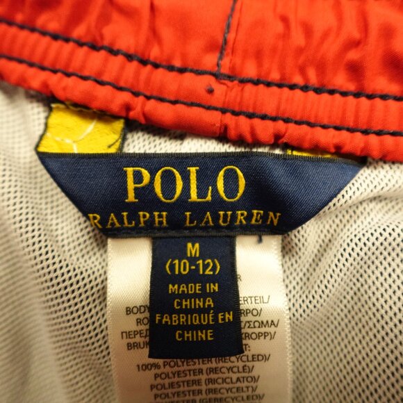 Polo Ralph Lauren Swim Trunks Boys’ Medium 10/12 Navy 5” Inseam Mesh Lined - Picture 3 of 13